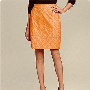 Antonio Melani Orange Floral pencil skirt